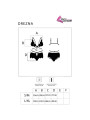 CONJUNTO LENCERÍA ENCAJE NEGRO SUJETADOR Y PANTY SEXY DE LA MARCA LIVCO CORSETTI SETS