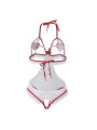 DISFRAZ ENFERMERA SEXY TRANSPARENTE SIN ENTREPIERNA S/M DE LA MARCA SUBBLIME COSTUMES