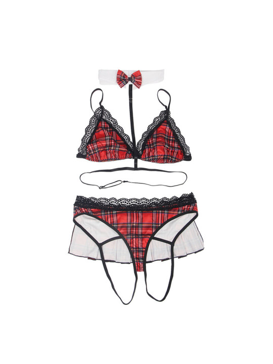 DISFRAZ UNIVERSITARIA SEXY CON COLLAR S/M DE LA MARCA SUBBLIME COSTUMES