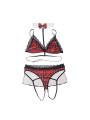 DISFRAZ UNIVERSITARIA SEXY CON COLLAR S/M DE LA MARCA SUBBLIME COSTUMES