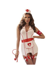 DISFRAZ ENFERMERA SEXY ROJO Y BLANCO TALLA S/M DE LA MARCA SUBBLIME COSTUMES