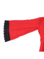 BATA TRANSPARENTE ENCAJE ROJO SEXY TALLA S/M DE LA MARCA SUBBLIME BABYDOLLS
