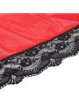 BATA TRANSPARENTE ENCAJE ROJO SEXY TALLA S/M DE LA MARCA SUBBLIME BABYDOLLS