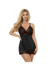 BABYDOLL NEGRO CON ENCAJE Y TANGA INCLUIDO S/M DE LA MARCA SUBBLIME BABYDOLLS