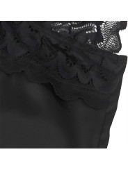 BABYDOLL NEGRO CON ENCAJE Y TANGA INCLUIDO S/M DE LA MARCA SUBBLIME BABYDOLLS