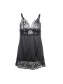 BABYDOLL NEGRO CON ENCAJE Y TANGA INCLUIDO S/M DE LA MARCA SUBBLIME BABYDOLLS