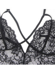 DISFRAZ POLICIA BODY ENCAJE NEGRO SEXY S/M DE LA MARCA SUBBLIME COSTUMES