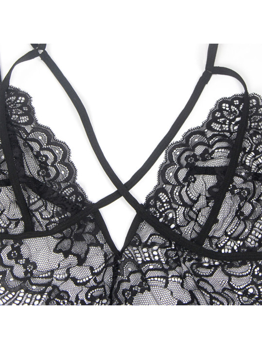 DISFRAZ POLICIA BODY ENCAJE NEGRO SEXY S/M DE LA MARCA SUBBLIME COSTUMES