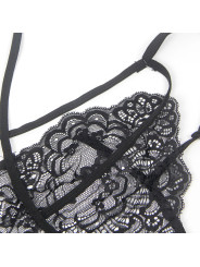 DISFRAZ POLICIA BODY ENCAJE NEGRO SEXY S/M DE LA MARCA SUBBLIME COSTUMES