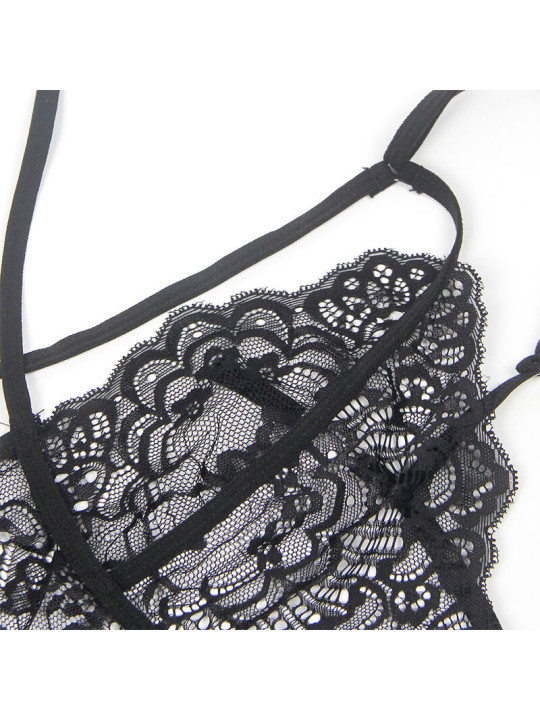 DISFRAZ POLICIA BODY ENCAJE NEGRO SEXY S/M DE LA MARCA SUBBLIME COSTUMES