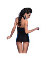 BABYDOLL CON TANGA ENCAGE AZUL S/M - CHILIROSE DE LA MARCA CHILIROSE BABYDOLLS