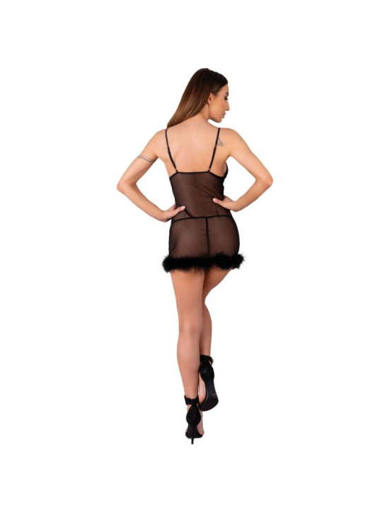 BABYDOLL Y TANGA NEGRO ENCAGE LIVCO CORSETTI DE LA MARCA LIVCO CORSETTI SETS