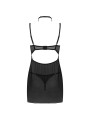 BABYDOLL SEXY NEGRO CON TANGA Y ENCAJE BINELLA DE LA MARCA LIVCO CORSETTI SETS