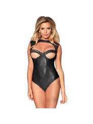 TEDDY FETISH NEGRO PECHO DESCUBIERTO S/M DE LA MARCA SUBBLIME BODIES