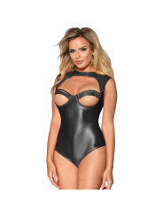 TEDDY FETISH NEGRO PECHO DESCUBIERTO S/M DE LA MARCA SUBBLIME BODIES