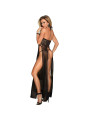 SET LENCERÍA NEGRA S/M TOP Y TANGA SEXY SUBBLIME DE LA MARCA SUBBLIME DRESSES