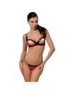 LENCERÍA SEXY MIDORI SET ROJO TALLA L/XL DE LA MARCA PASSION WOMAN SETS
