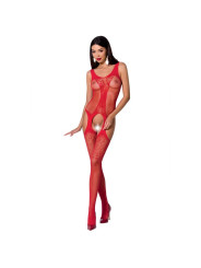 BODYSTOCKING NEGRO CON ENCAJES Y TRANSPARENCIAS BS072 DE LA MARCA PASSION WOMAN