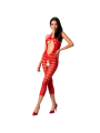 BODYSTOCKING NEGRO CON ENCAJES Y ABERTURA - TALLA ÚNICA DE LA MARCA PASSION WOMAN
