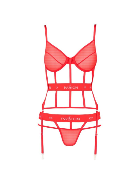 CORSET KYOUKA ROJO L/XL - LENCERÍA SEXY PASSION DE LA MARCA PASSION WOMAN CORSETS