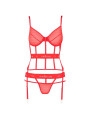 CORSET KYOUKA ROJO L/XL - LENCERÍA SEXY PASSION DE LA MARCA PASSION WOMAN CORSETS