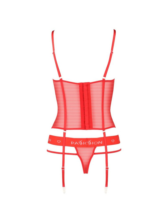 CORSET KYOUKA ROJO L/XL - LENCERÍA SEXY PASSION DE LA MARCA PASSION WOMAN CORSETS