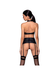 SET NANCY LENCERÍA DE CUERO ECOLÓGICO L/XL DE LA MARCA PASSION WOMAN SETS