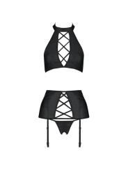 SET NANCY LENCERÍA DE CUERO ECOLÓGICO L/XL DE LA MARCA PASSION WOMAN SETS