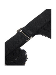 SET LENCERÍA SEXY SUJETADOR LIGUERO TANGA NEGRO L/XL DE LA MARCA SUBBLIME SETS