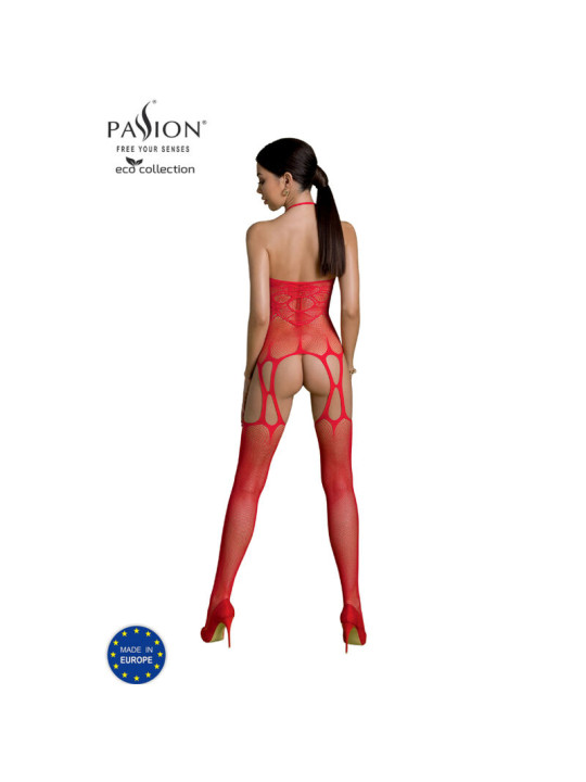 BODYSTOCKING ECOLÓGICO NEGRO TALLA ÚNICA ECONYL DE LA MARCA PASSION WOMAN BODYSTOCKINGS