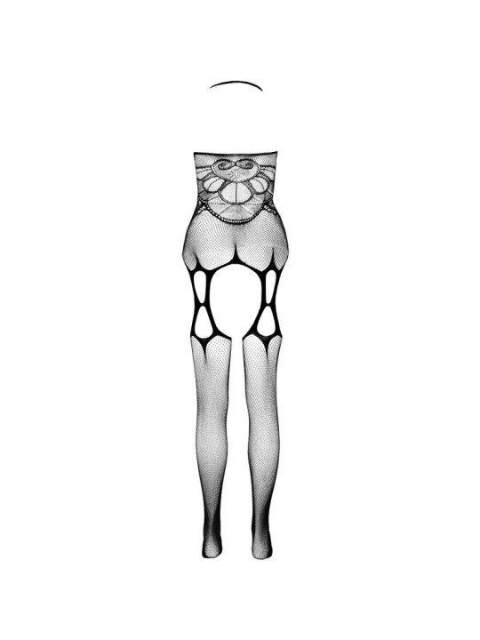 BODYSTOCKING ECOLÓGICO NEGRO TALLA ÚNICA ECONYL DE LA MARCA PASSION WOMAN BODYSTOCKINGS