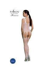 BODYSTOCKING ECOLÓGICO NEGRO TALLA ÚNICA ECONYL DE LA MARCA PASSION WOMAN BODYSTOCKINGS
