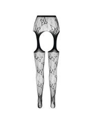 BODYSTOCKING SEXY ECO NEGRO TALLA ÚNICA ECONYL DE LA MARCA PASSION WOMAN GARTER & STOCK