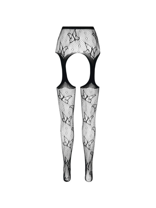 BODYSTOCKING SEXY ECO NEGRO TALLA ÚNICA ECONYL DE LA MARCA PASSION WOMAN GARTER & STOCK
