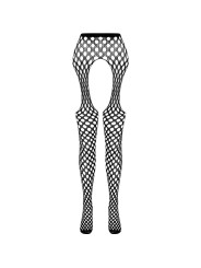 BODYSTOCKING ECOLÓGICO NEGRO TALLA ÚNICA ECONYL DE LA MARCA PASSION WOMAN GARTER & STOCK