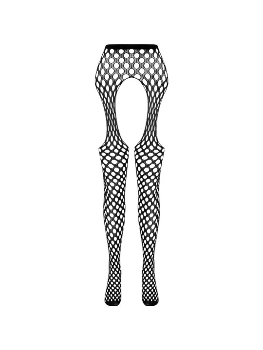 BODYSTOCKING ECOLÓGICO NEGRO TALLA ÚNICA ECONYL DE LA MARCA PASSION WOMAN GARTER & STOCK