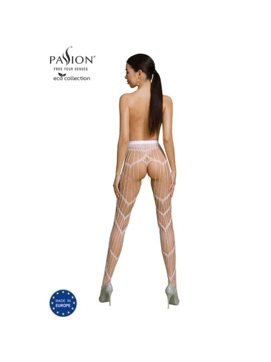 BODYSTOCKING SEXY ECO NEGRO TALLA ÚNICA ECONYL DE LA MARCA PASSION WOMAN GARTER & STOCK