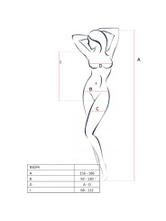 BODYSTOCKING NEGRO TALLA ÚNICA PASSION LENCERÍA SEXY DE LA MARCA PASSION WOMAN BODYSTOCKINGS