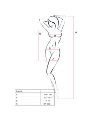 BODYSTOCKING NEGRO PASSION TALLA ÚNICA SEXY DE LA MARCA PASSION WOMAN BODYSTOCKINGS