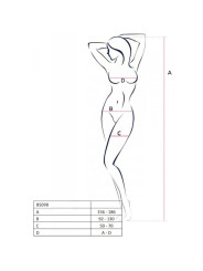 BODYSTOCKING NEGRO TALLA ÚNICA PASSION SEXY DE LA MARCA PASSION WOMAN BODYSTOCKINGS