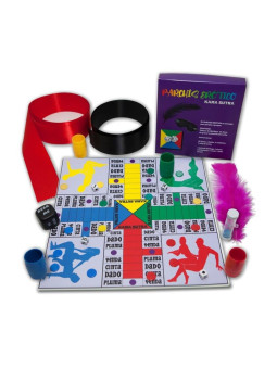 JUEGO PARCHÍS ERÓTICO CON ACCESORIOS SEXUALES DE LA MARCA DIABLO PICANTE