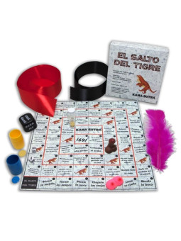 JUEGO DE MESA ERÓTICO EL SALTO DEL TIGRE PARA PAREJAS DE LA MARCA DIABLO PICANTE