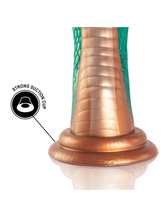 DILDO SILICONA PYTHON COBRA VERDE EPIC CYBERSILICOCK DE LA MARCA EPIC