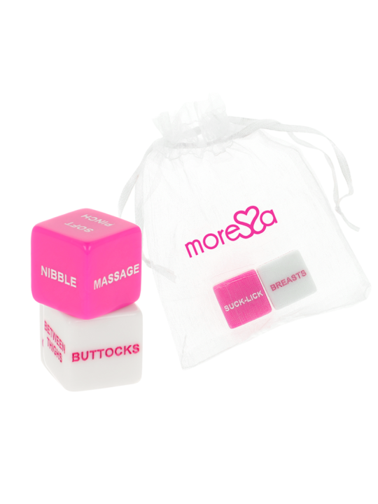 DADOS EROTICOS EN INGLÉS PARA PAREJAS - JUEGO SEXUAL DE LA MARCA MORESSA