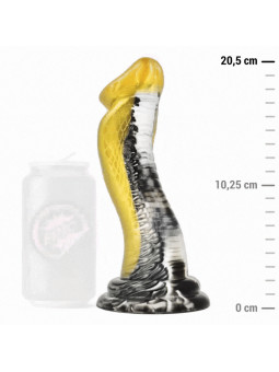 DILDO SILICONA DRAGÓN COBRA AMARILLO EPIC CYBERSILICOCK DE LA MARCA EPIC