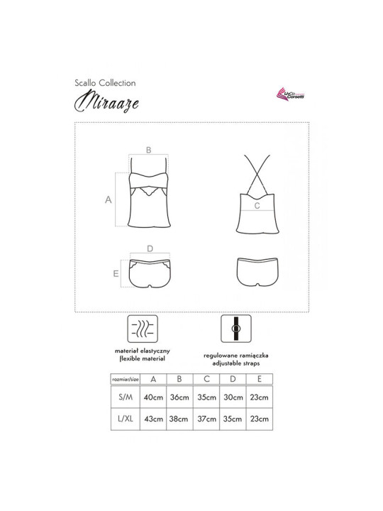 CONJUNTO LIVCO CORSETTI CAMISETA Y SHORTS NEGRO DE LA MARCA LIVCO CORSETTI SETS