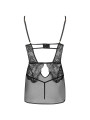 CONJUNTO LENCERÍA NEGRO ENCAJE Y MALLA BARIRIN DE LA MARCA LIVCO CORSETTI SETS