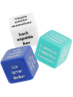 DADOS ERÓTICOS WATERFEEL JUEGO DE PAREJA ES/FR/EN DE LA MARCA WATERFEEL