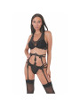 LIGUERO NEGRO FINICIA CON TIRANTES REGULABLES DE LA MARCA LIVCO CORSETTI ACCESORIES