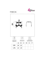 LIGUERO NEGRO FINICIA CON TIRANTES REGULABLES DE LA MARCA LIVCO CORSETTI ACCESORIES